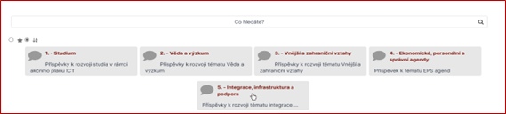 Ukázka formulářů – Rozvojové projekty